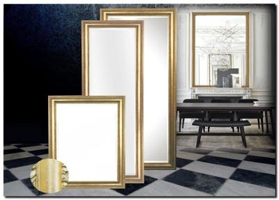 Gouden spiegel op maat: Carlo Goud Gouden spiegel op maat: Carlo Goud