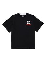 DSQUARED2 KIDS t-shirt à imprimé feuille d'érable - Noir - thumbnail