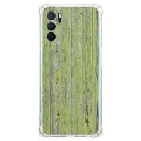 OPPO A16 | A16s | A54s Stevig Telefoonhoesje Green Wood