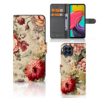 Hoesje voor Samsung Galaxy M53 Bloemen - thumbnail