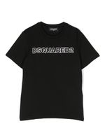 DSQUARED2 KIDS t-shirt en coton à logo imprimé - Noir - thumbnail