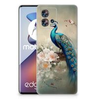 TPU Hoesje voor Motorola Edge 30 Fusion Vintage Pauwen