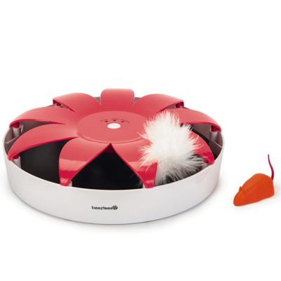 Beeztees Kattenspeelgoed Hunty 24,5x5 cm roze en wit 440636 Beeztees Kattenspeelgoed Hunty 24,5x5 cm roze en wit 440636