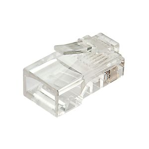 Lindy 62405 kabel-connector RJ-45 Transparant