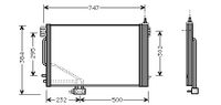 AIRCO CONDENSOR niet voor DIESEL 30005200 - thumbnail