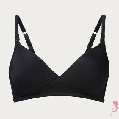 Amoralia Borstvoedingsbh / Positiebh Second Skin Crossover Black
