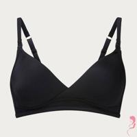 Amoralia Borstvoedingsbh / Positiebh Second Skin Crossover Black