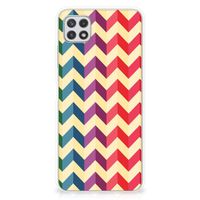 Samsung Galaxy A22 5G TPU bumper Zigzag Multi Color