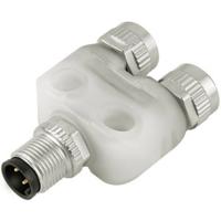 binder 79-5236-00-04 Sensor/actuator verdeler en adapter M12 Aantal polen: 4 Adapter, Y-vorm 1 stuk(s)