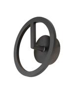 SLV Strakke buitenlamp Q-Ring zwart - 1007918