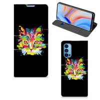 OPPO Reno4 Pro 5G Magnet Case Cat Color - thumbnail