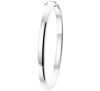 Armband Bangle Bolle Buis scharniersluiting zilver 5 x 60 mm - thumbnail