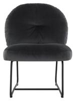 Must Living Fauteuil Bouton Dark Grey