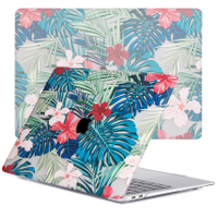 Lunso MacBook Air 13 inch M1 (2020) cover hoes - case - Tropical Rood - thumbnail