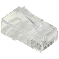 Value 21.99.3060 VALUE Modular Plug niet afgeschermd, cat 21.99.3060 Stekker, recht Transparant 10 stuk(s) - thumbnail