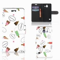 Huawei Ascend Y550 Book Cover IJsjes
