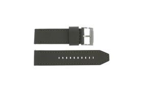 Horlogeband Fossil JR1419 Leder Grijs 24mm