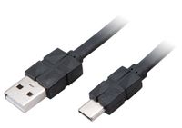 Akasa AK-CBUB43-03BK USB-kabel 0,3 m USB 2.0 USB A USB C Zwart - thumbnail