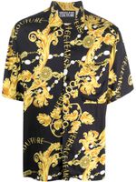 Versace Jeans Couture chemise à imprimé baroque - Noir