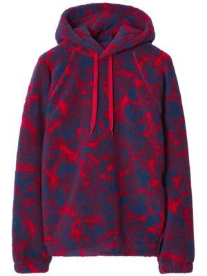 Burberry Hoodie met trekkoord - Rood