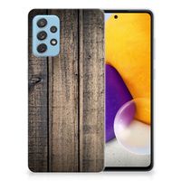 Samsung Galaxy A72 Bumper Hoesje Steigerhout - thumbnail