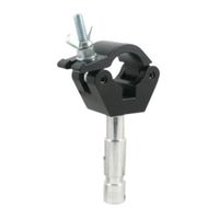 Duratruss DGT T5722501 Half coupler met een euro TV-spigot, zwart