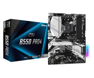 ASRock B550 Pro4 moederbord RAID, Gb-LAN, Sound, ATX