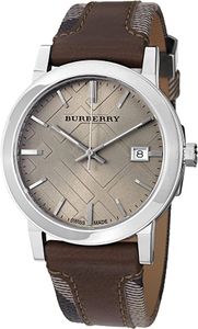 Horlogeband Burberry BU9020 Leder/Kunststof Multicolor 20mm