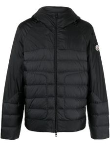 Moncler doudoune zippée à capuche - Noir