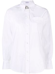 Brunello Cucinelli chemise à ornements métalliques - Blanc