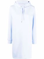 Calvin Klein robe-hoodie courte à logo - Bleu