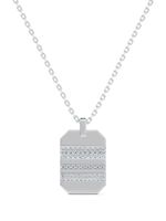 De Beers Jewellers collier RVL en or blanc 18 ct serti de diamants