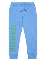 DSQUARED2 KIDS pantalon de jogging à logo imprimé - Bleu - thumbnail