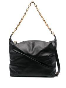 Jimmy Choo sac porté épaule Diamond en cuir - Noir