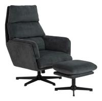 Bendt Fauteuil met voetenbank 'Austin'