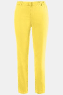 Ulla Popken Jegging Sienna, overdyed, elastische band - Grote Maten