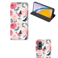 OnePlus Nord 2 5G Smart Cover Butterfly Roses