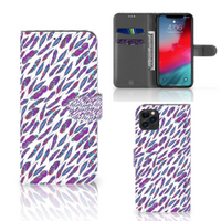 Apple iPhone 11 Pro Max Telefoon Hoesje Feathers Color - thumbnail