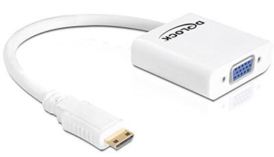 Delock HDMI-adapter (HDMI-Mini C-stekker - VGA-aansluiting)