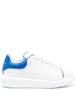 Alexander McQueen baskets Oversized en cuir - Blanc