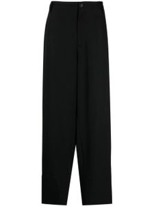 Yohji Yamamoto pantalon ample en laine - Noir