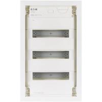 Eaton 178802 kleine inbouwverdeler, 3-rijig, plaatstalen deur plat