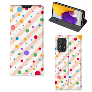 Samsung Galaxy A72 (5G/4G) Hoesje met Magneet Dots