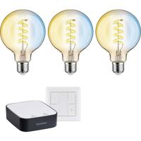 5195 Paulmann Home Starterkit verlichting E27 Energielabel: G (A - G) Warmwit tot koudwit - thumbnail