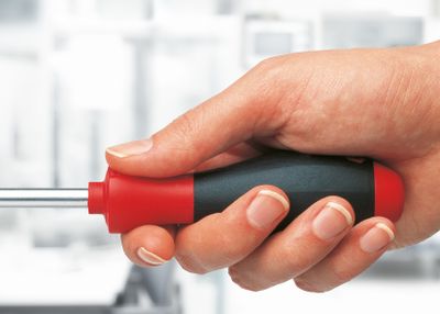 Wiha SoftFinish Werkplaats Inbusschroevendraaier Sleutelbreedte (metrisch): 4 mm Koplengte: 100 mm Afmeting, lengte: 211 mm