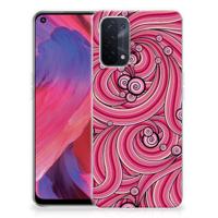 OPPO A93 5G Hoesje maken Swirl Pink - thumbnail