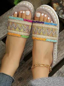 Pu Plain Summer Slide Sandals