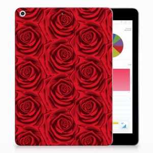 Apple iPad 9.7 2018 | 2017 Siliconen Hoesje Red Roses