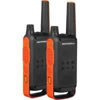 Motorola Talkabout T82 twee-weg radio 16 kanalen 446 - 446.2 MHz Zwart, Oranje