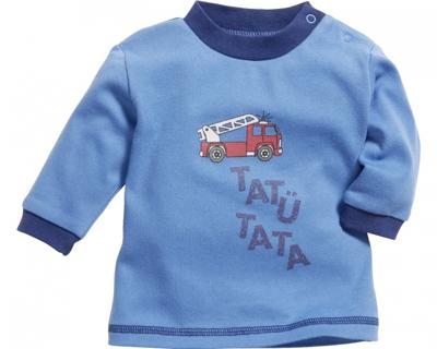 Schnizler T-shirt lange mouwen Brandweer jongens blauw maat 68 Schnizler T-shirt lange mouwen Brandweer jongens blauw maat 68